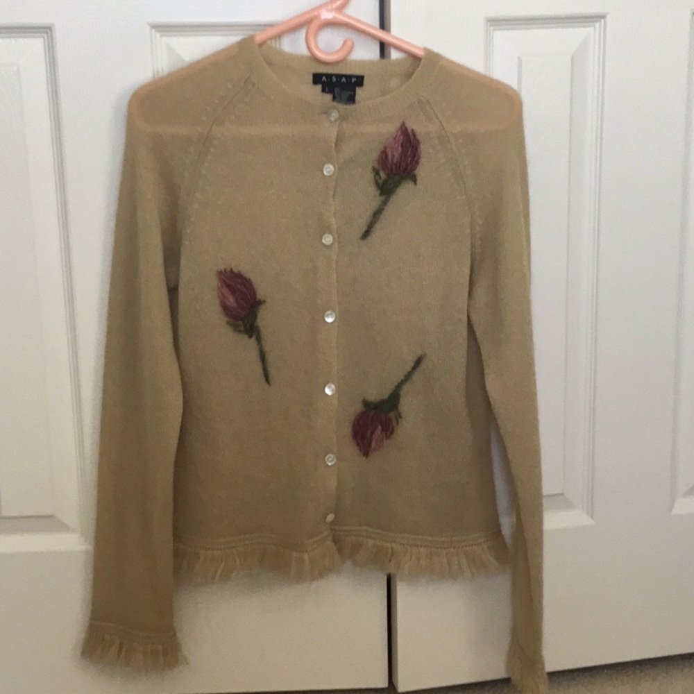 A.S.A.P Soft Sweater, Size L, Tan